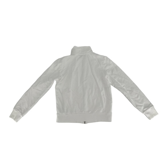 Lauren Ralph Lauren White Embellished Logo Long Sleeve Sweatshirt Size S Women's - Picture 3 of 6